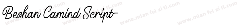 Beshan Camind Script字体转换